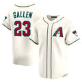 Blandc A.Diamondbacks #23 Zac Gallen Player Cream Game Limited Stitched Jerseys