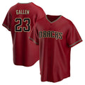 Blandc A.Diamondbacks #23 Zac Gallen Player Red Replica Game Stitched Jerseys
