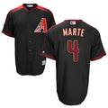 Blandc A.Diamondbacks #4 Ketel Marte Player Black Big & Tall Replica Limited Stitched Jerseys