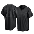 Blandc Athletics #21 Tyler Soderstrom Player Black Replica Pitch Fashion Stitched Jersey