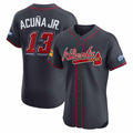 Blandc A.Braves #13 Ronald Acuna Jr. Navy 2025 Speedway Classic Alternate Elite Player Personalized Jersey