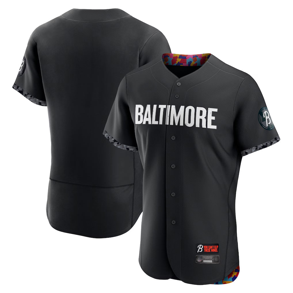Blandc B.Orioles Black City Connect Limited Elite Home Blank Player Stitched Jerseys