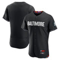 Blandc B.Orioles Black City Connect Limited Elite Home Blank Player Stitched Jerseys