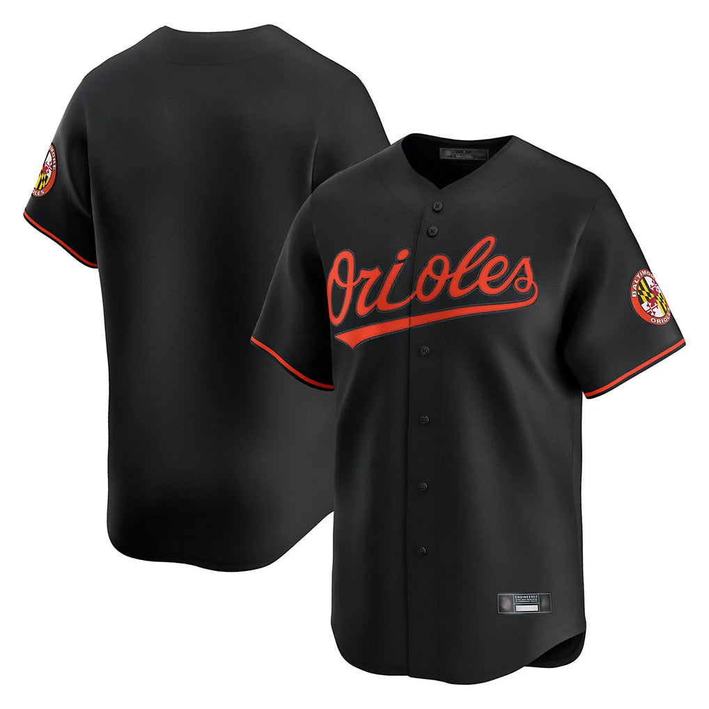 Blandc B.Orioles Black Limited Home Game Blank Player Stitched Jerseys