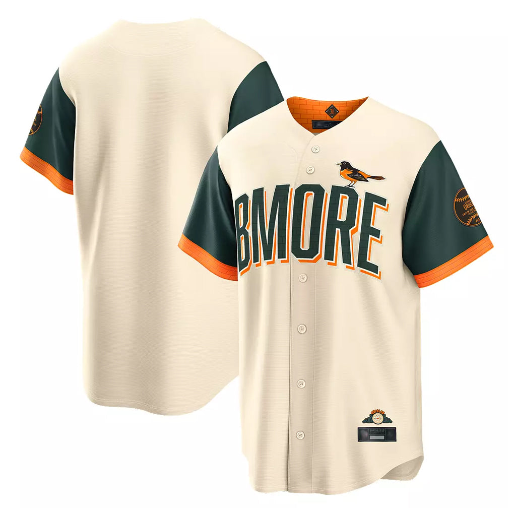 Blandc B.Orioles Cream 2026 City Connect Home Blank Player Stitched Jerseys