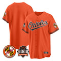 Blandc B.Orioles Orange 30th Anniversary of 2131 Home Game Blank Player Stitched Jerseys