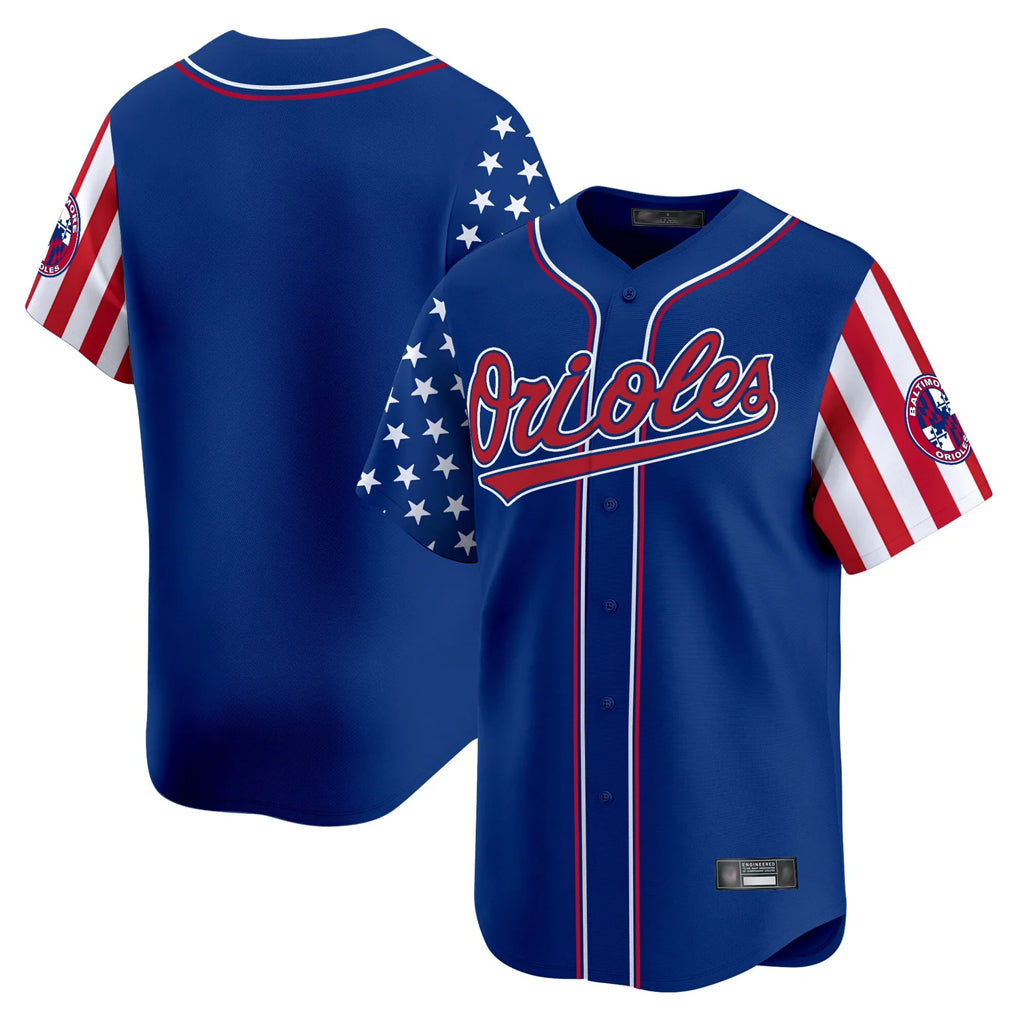 Blandc B.Orioles Royal Independence Day Vapor Premier Limited Home Game Blank Player Stitched Jerseys