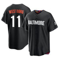 Blandc B.Orioles #11 Jordan Westburg Player Black City Connect Home Game Stitched Jerseys