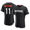 Blandc B.Orioles #11 Jordan Westburg Player Black City Connect Limited Elite Home Game Stitched Jerseys