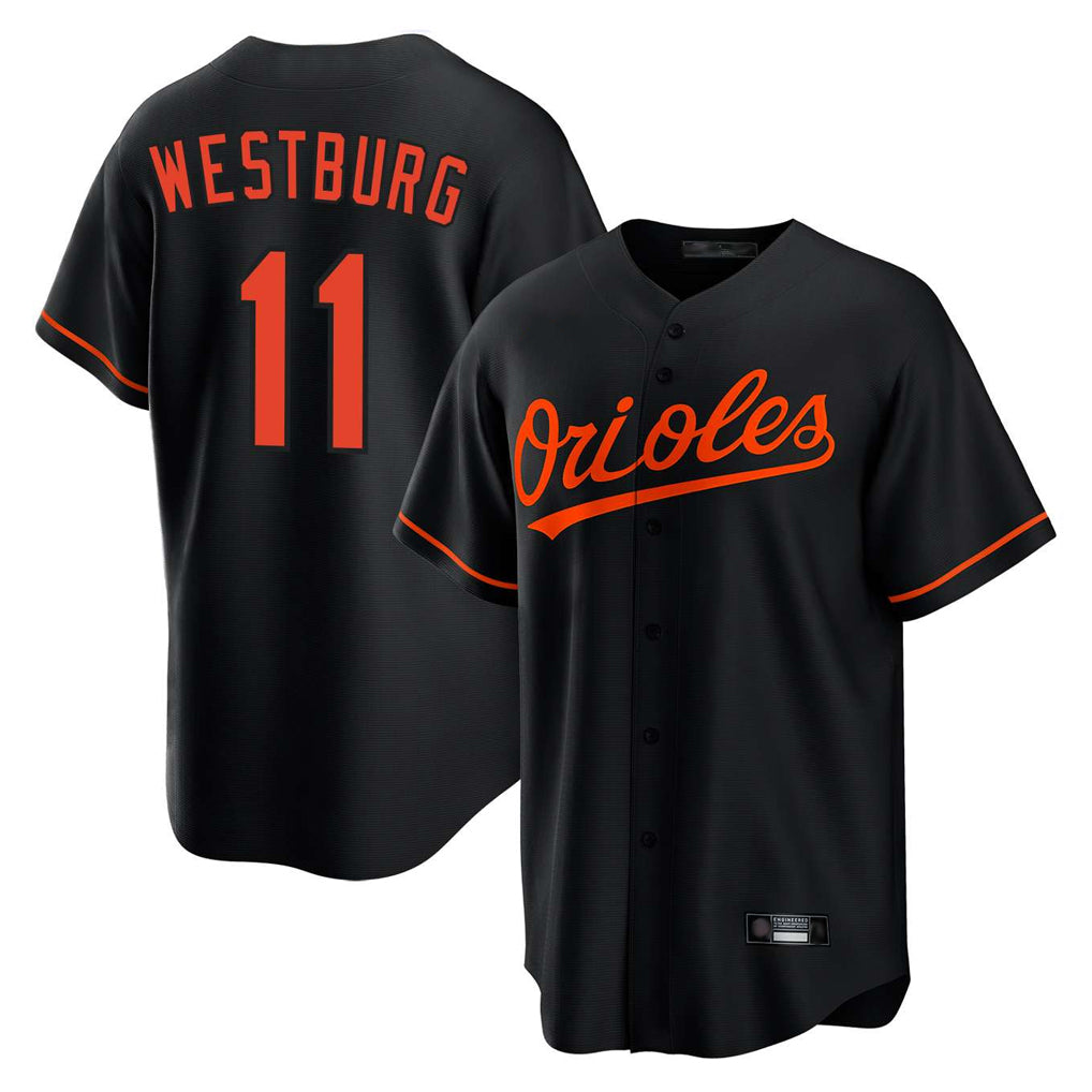 Blandc B.Orioles #11 Jordan Westburg Player Black Home Game Stitched Jerseys
