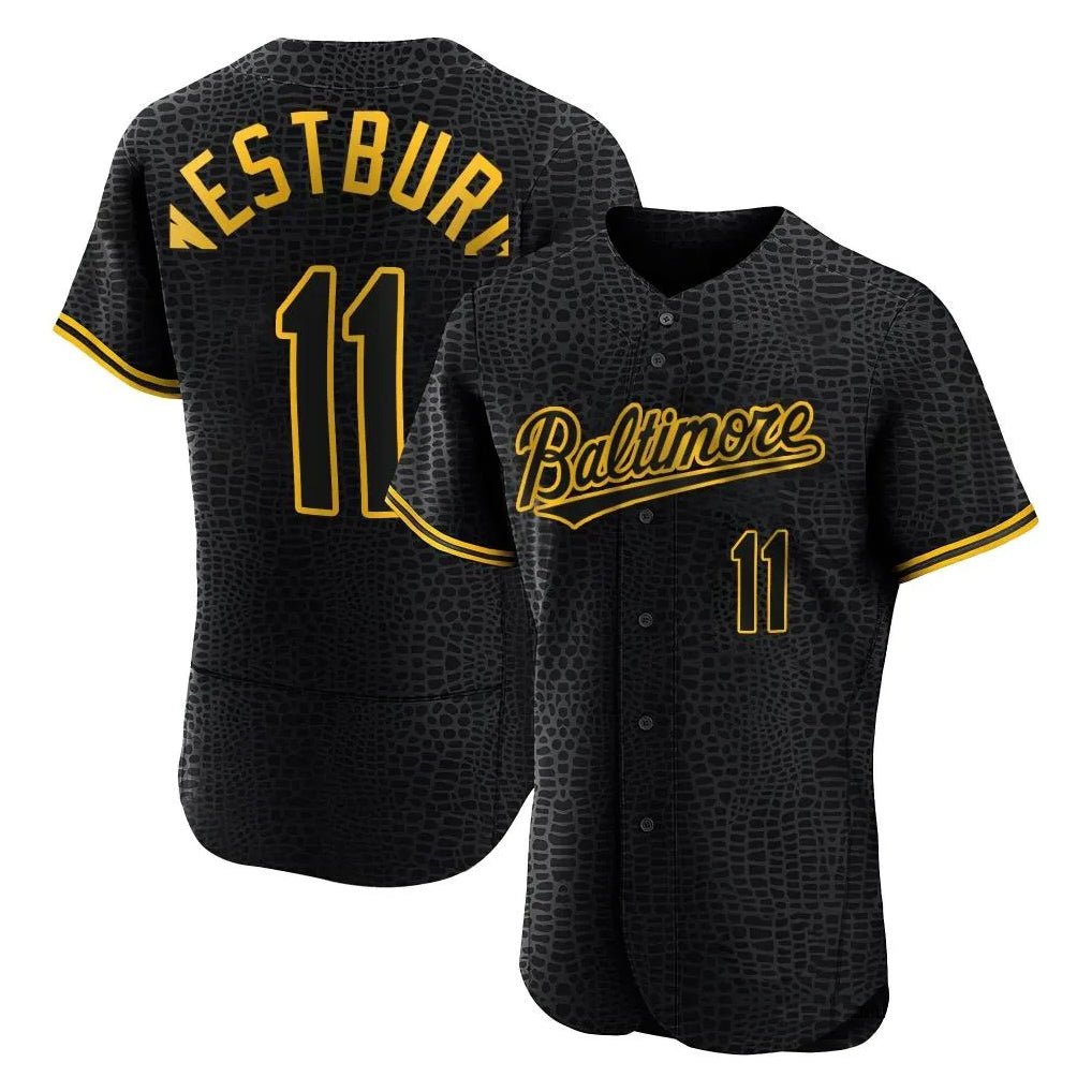 Blandc B.Orioles #11 Jordan Westburg Player Black Snake Skin City Limited Elite Home Stitched Jerseys