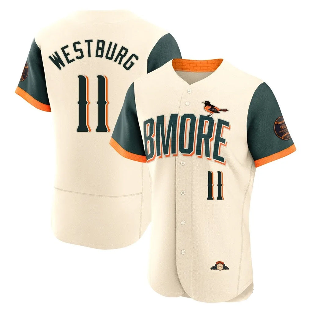 Blandc B.Orioles #11 Jordan Westburg Player Cream 2026 City Connect Limited Elite Home Game Stitched Jerseys