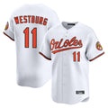 Blandc B.Orioles #11 Jordan Westburg Player White Limited Home Game Stitched Jerseys