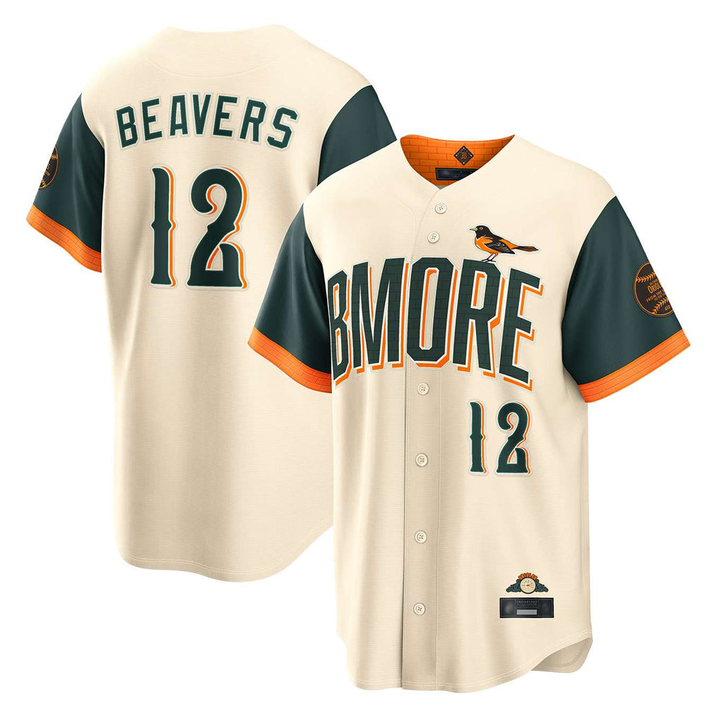 Blandc B.Orioles #12 Dylan Beavers Player Cream 2026 City Connect Home Game Stitched Jerseys