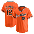 Blandc B.Orioles #12 Dylan Beavers Player Orange T-shirt Limited Home Game Stitched Jerseys