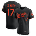 Blandc B.Orioles #17 Colton Cowser Player Black Limited Elite Home Game Stitched Jerseys