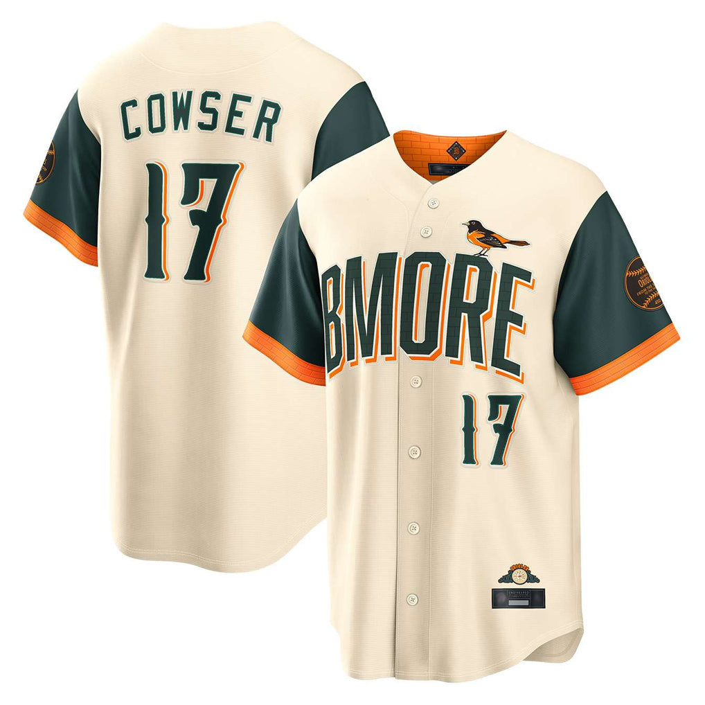 Blandc B.Orioles #17 Colton Cowser Player Cream 2026 City Connect Limited Elite Home Game Stitched Jerseys