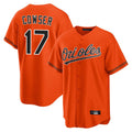 Blandc B.Orioles #17 Colton Cowser Player Orange Home Game Stitched Jerseys