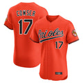 Blandc B.Orioles #17 Colton Cowser Player Orange Limited Elite Home Game Stitched Jerseys