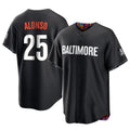 Blandc B.Orioles #25 Pete Alonso Player Black City Connect Home Game Stitched Jerseys