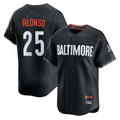 Blandc B.Orioles #25 Pete Alonso Player Black City Connect Limited Home Game Stitched Jerseys