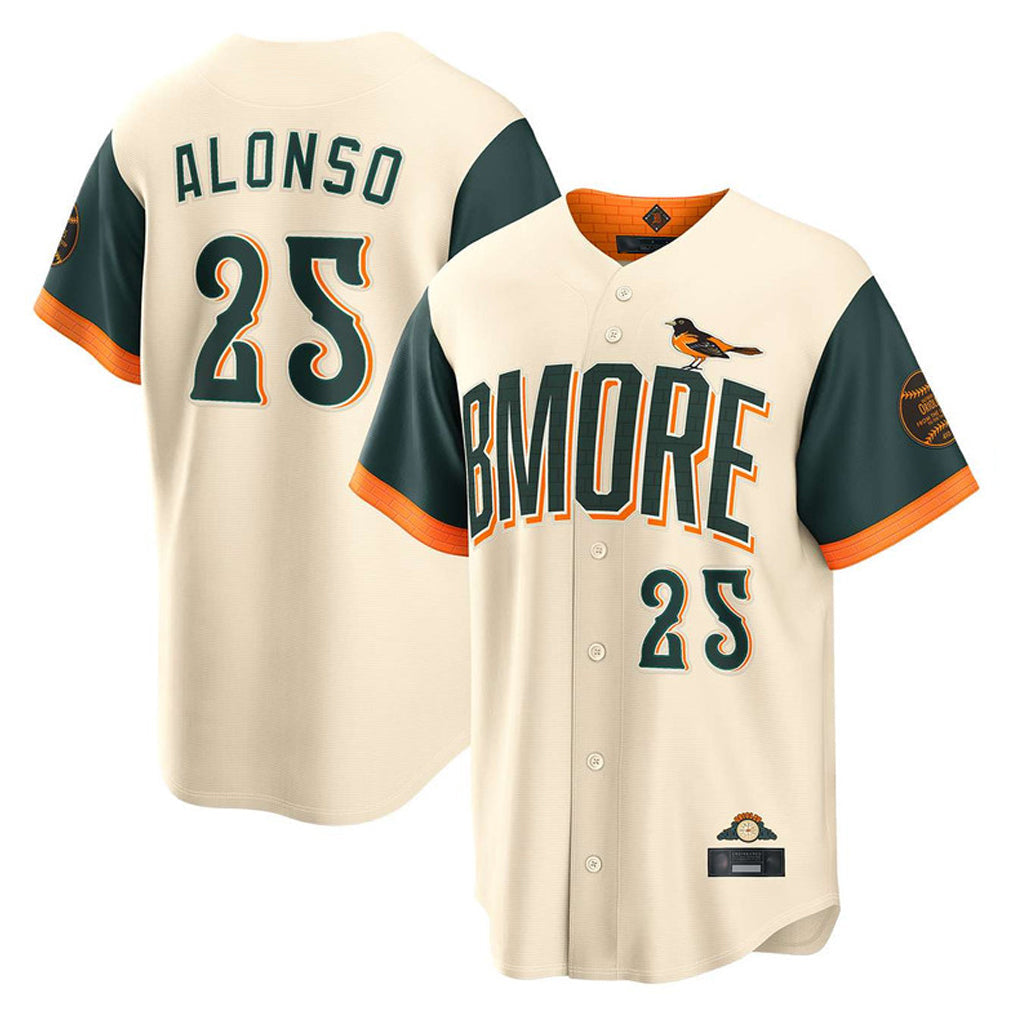 Blandc B.Orioles #25 Pete Alonso Player Cream 2026 City Connect Home Game Stitched Jerseys