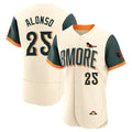 Blandc B.Orioles #25 Pete Alonso Player Cream 2026 City Connect Limited Elite Home Game Stitched Jerseys