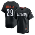 Blandc B.Orioles #29 Samuel Basallo Player Black City Connect Limited Home Game Stitched Jerseys