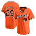 Blandc B.Orioles #29 Samuel Basallo Player Orange T-shirt Limited Home Game Stitched Jerseys