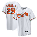 Blandc B.Orioles #29 Samuel Basallo Player White Home Game Stitched Jerseys