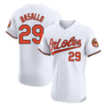 Blandc B.Orioles #29 Samuel Basallo Player White Limited Elite Home Game Stitched Jerseys