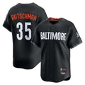 Blandc B.Orioles #35 Adley Rutschman Black City Connect Limited Home Game Stitched Jerseys