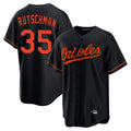 Blandc B.Orioles #35 Adley Rutschman Black Home Game Stitched Jerseys
