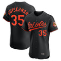 Blandc B.Orioles #35 Adley Rutschman Black Limited Elite Home Game Stitched Jerseys