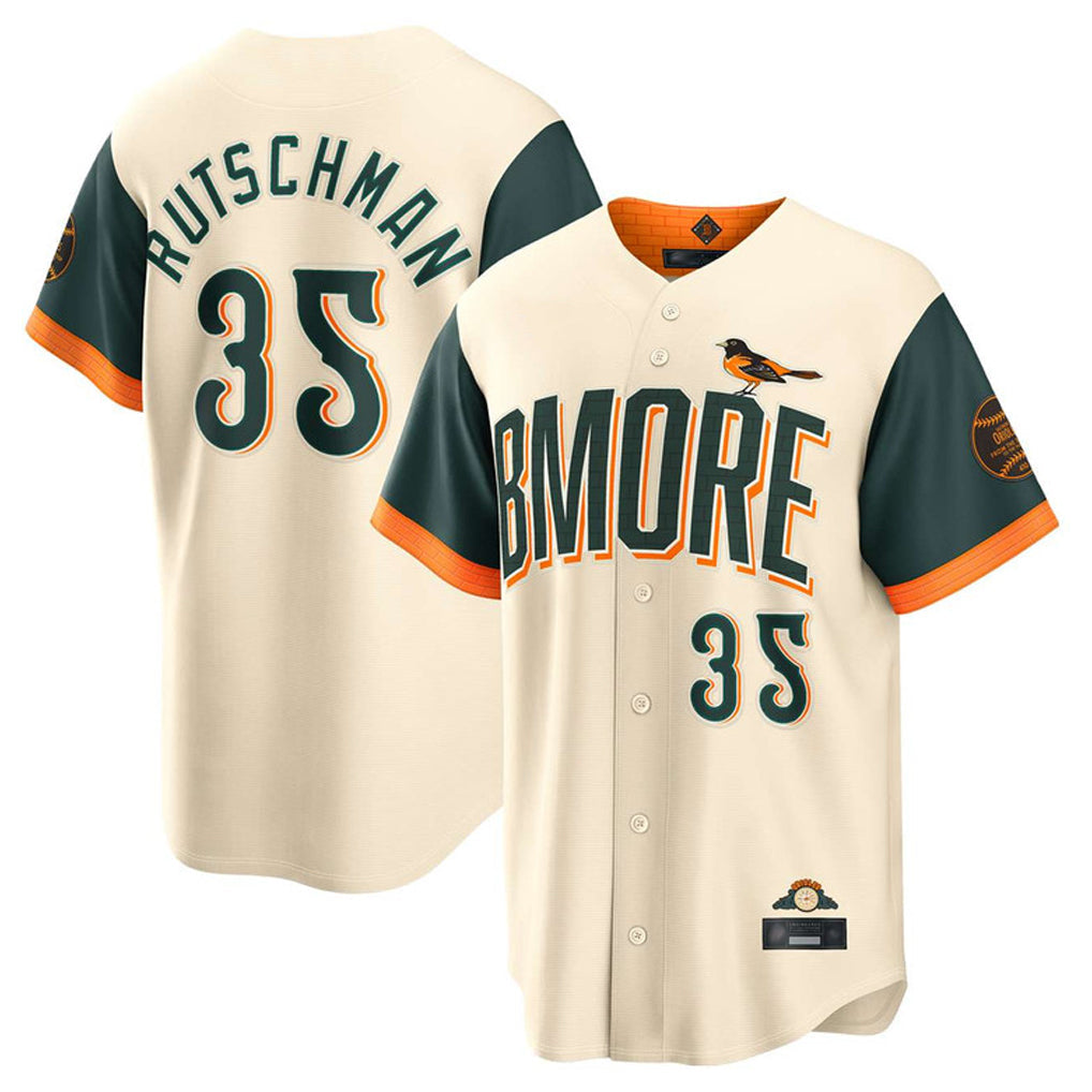 Blandc B.Orioles #35 Adley Rutschman Cream 2026 City Connect Home Game Stitched Jerseys