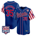Blandc B.Orioles #35 Adley Rutschman Royal USA 250 Independence Day Vapor Premier Limited Home Game Stitched Jerseys