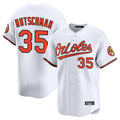Blandc B.Orioles #35 Adley Rutschman White Limited Home Game Stitched Jerseys