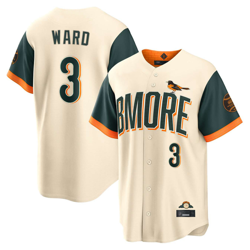 Blandc B.Orioles #3 Taylor Ward Player Cream 2026 City Connect Home Game Stitched Jerseys