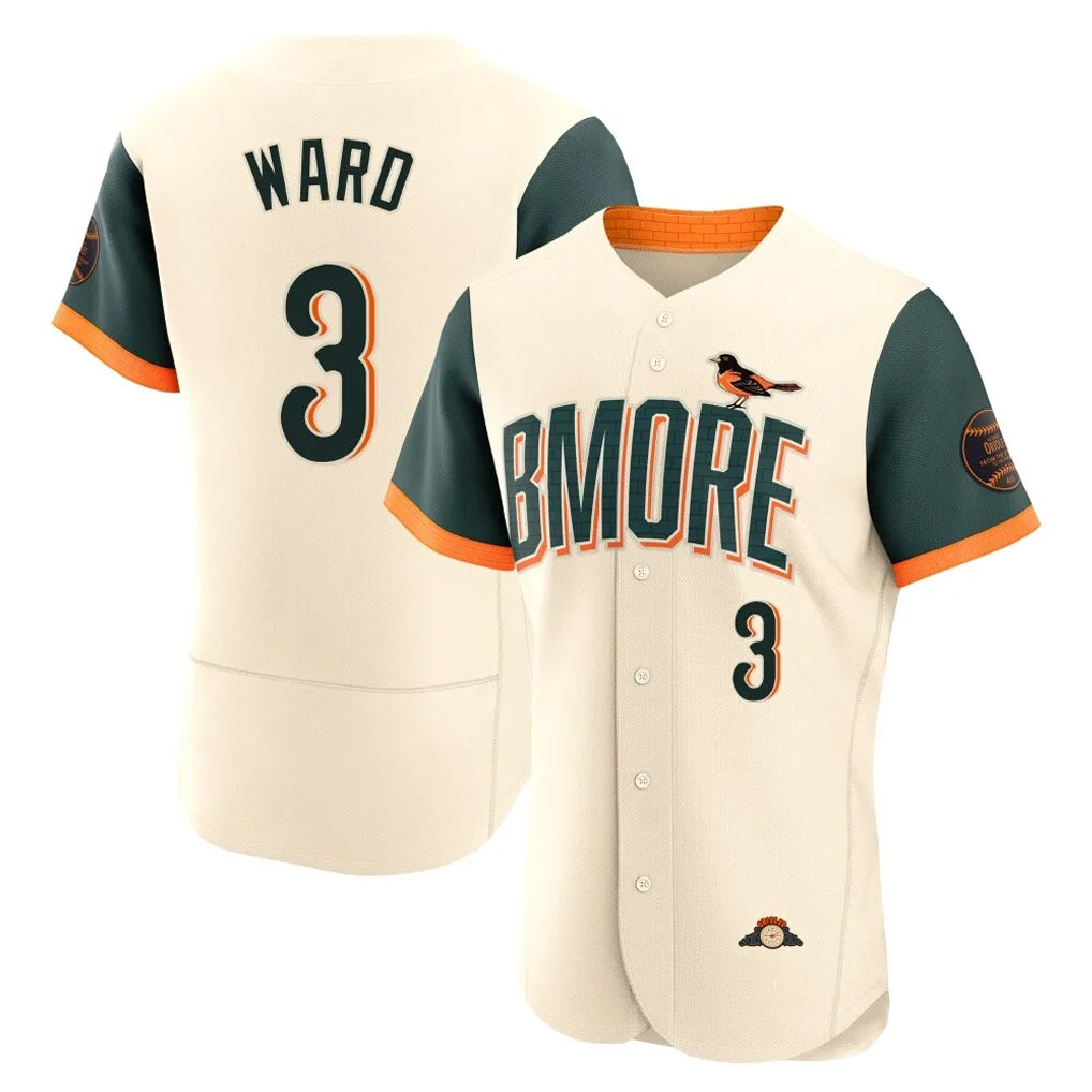 Blandc B.Orioles #3 Taylor Ward Player Cream 2026 City Connect Limited Elite Home Game Stitched Jerseys