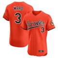 Blandc B.Orioles #3 Taylor Ward Player Orange Limited Elite Home Game Stitched Jerseys