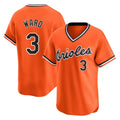 Blandc B.Orioles #3 Taylor Ward Player Orange T-shirt Limited Home Game Stitched Jerseys