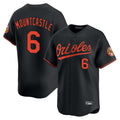 Blandc B.Orioles #6 Ryan Mountcastle Player Black Limited Home Game Stitched Jerseys