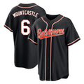 Blandc B.Orioles #6 Ryan Mountcastle Player Black Out Home Game Stitched Jerseys
