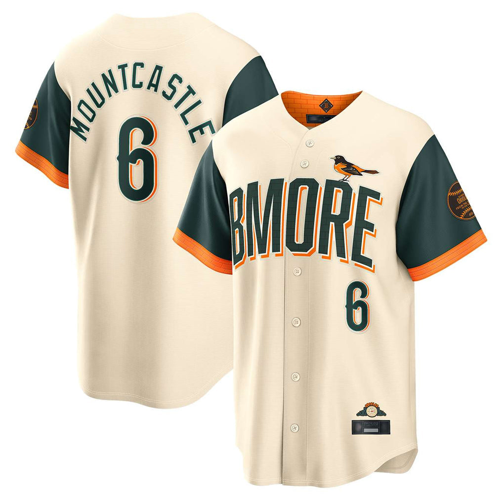 Blandc B.Orioles #6 Ryan Mountcastle Player Cream 2026 City Connect Home Game Stitched Jerseys