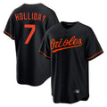 Blandc B.Orioles #7 Jackson Holliday Player Black Home Game Stitched Jerseys