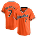 Blandc B.Orioles #7 Jackson Holliday Player Orange T-shirt Limited Home Game Stitched Jerseys