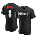 Blandc B.Orioles #8 Cal Ripken Player Black City Connect Limited Elite Home Game Stitched Jerseys