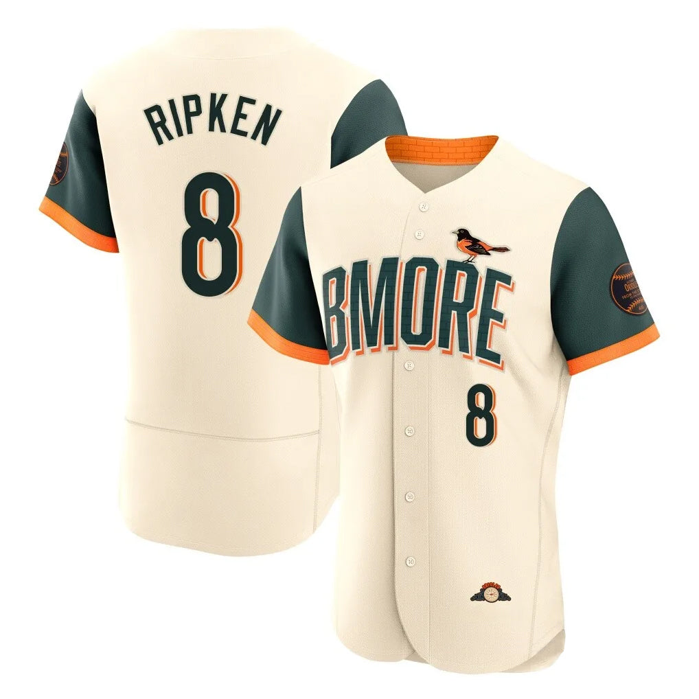 Blandc B.Orioles #8 Cal Ripken Player Cream 2026 City Connect Limited Elite Home Game Stitched Jerseys