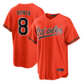 Blandc B.Orioles #8 Cal Ripken Player Orange Home Game Stitched Jerseys