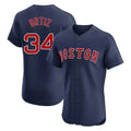 Blandc B.Red Sox #34 David Ortiz Player Navy Limited Elite Home Game Stitched Jerseys